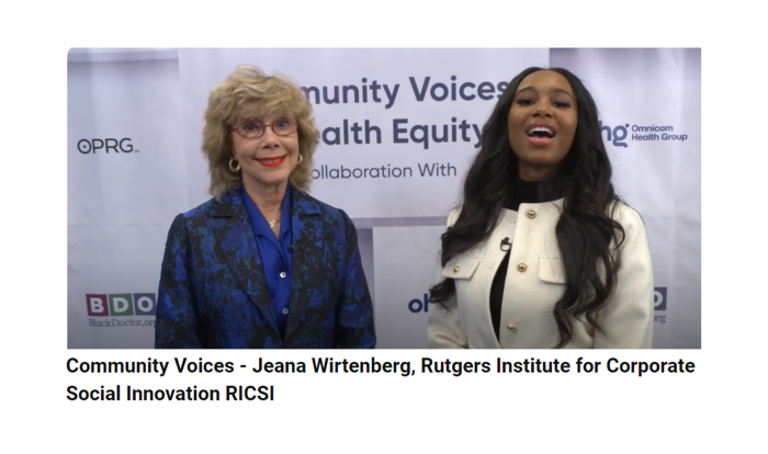jeana wirtenberg at the community voices events