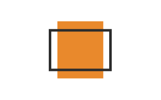 Orange square icon